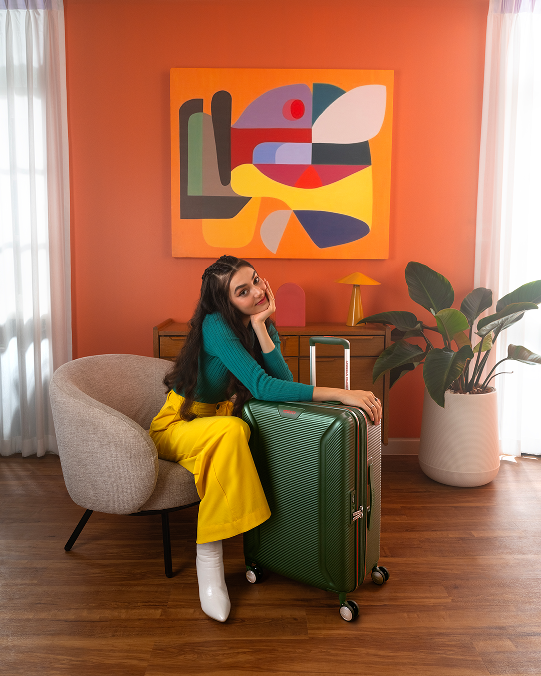 ROBOTECH 로보텍 캐리어 55/20 TSA PV  lifestyle | American Tourister