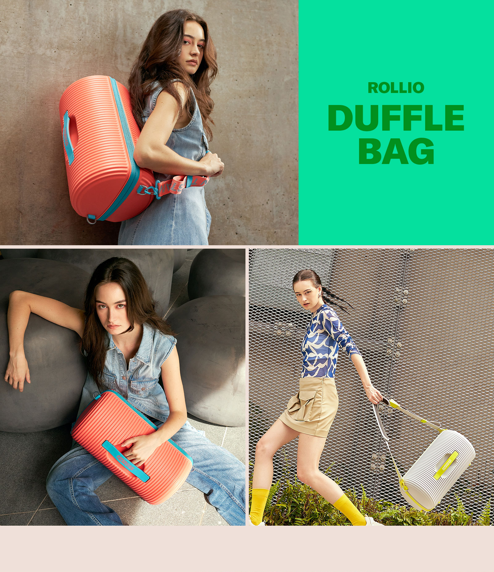 ROLLIO DUFFLE BAG