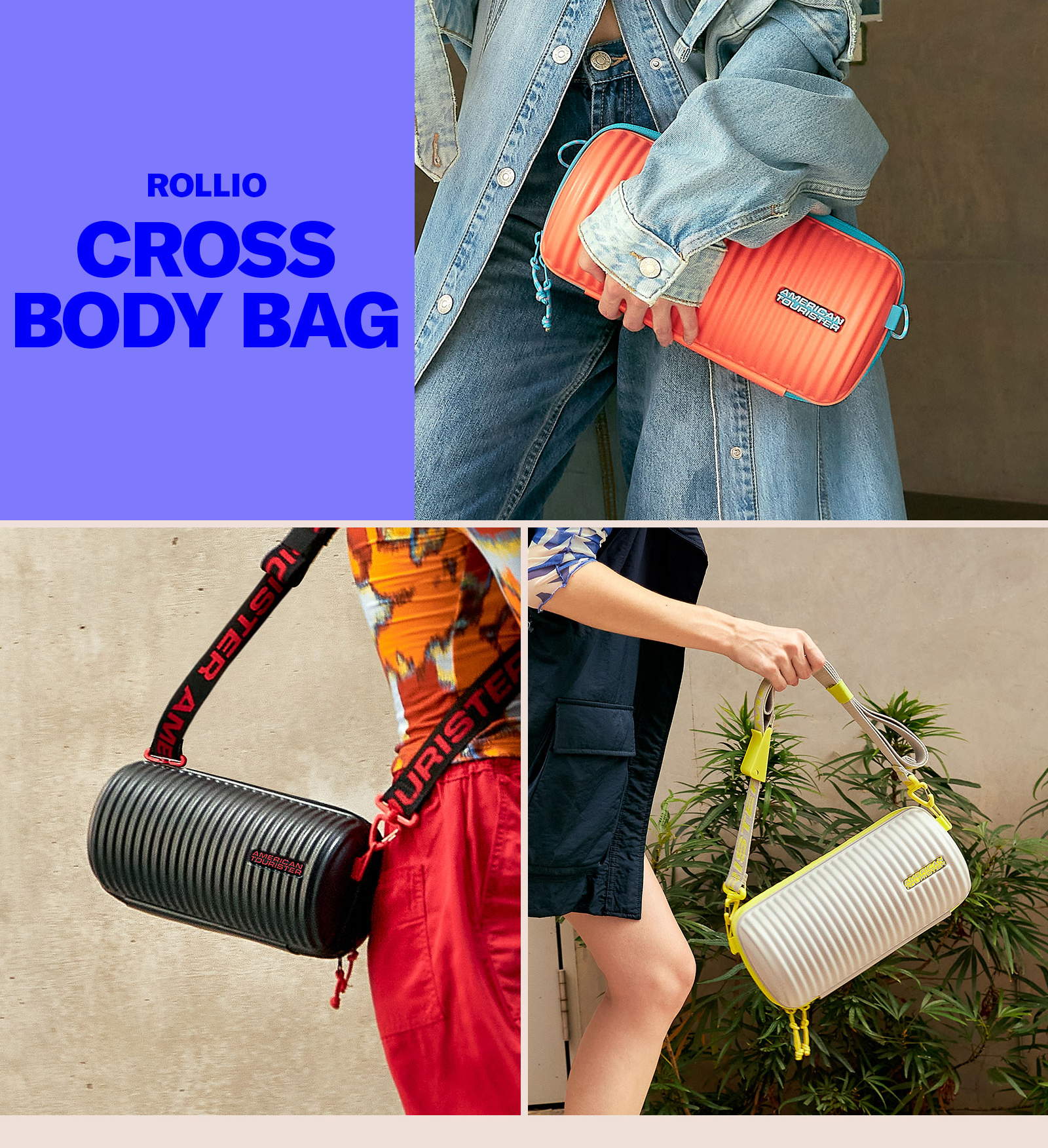 ROLLIO CROSS BODY BAG