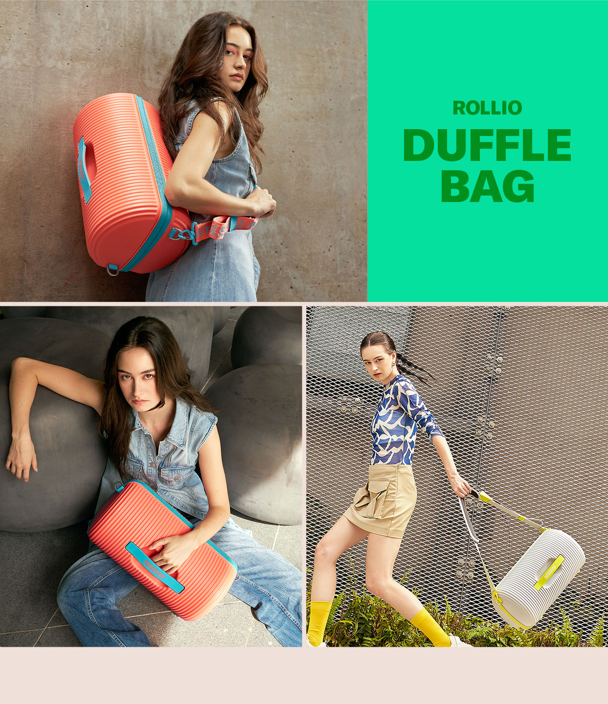 ROLLIO DUFFLE BAG