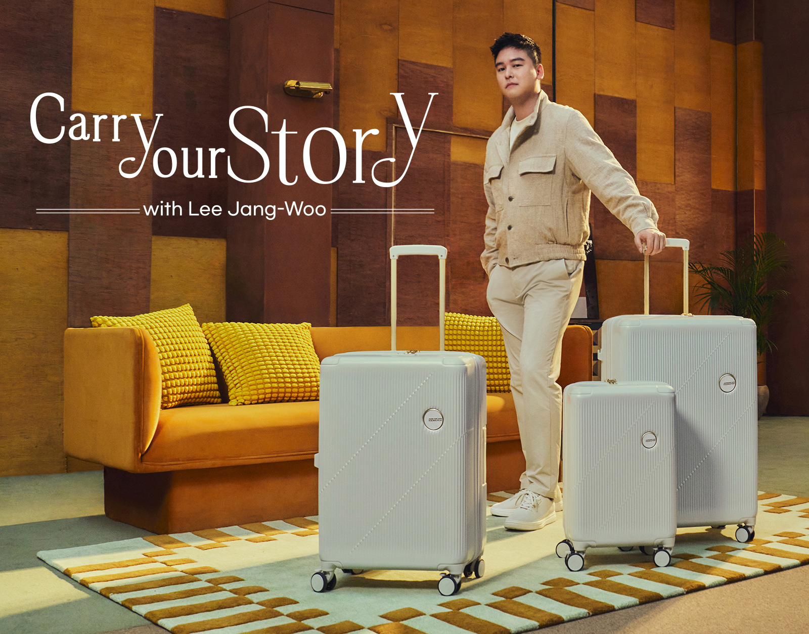 AMERICAN TOURISTER. Carry Your Story with Lee Jang-Woo